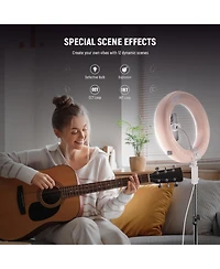 Neewer RA14B Ring Light with 35W, 2400lux, 6500K for select iPhone models