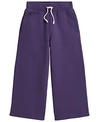 Polo Ralph Lauren Girls' 2T-6X Fleece Wide-Leg Sweatpants