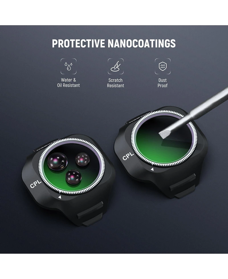 Neewer Camera Lens Accessory with Cpl for Dji Mini 5 Pro Drone