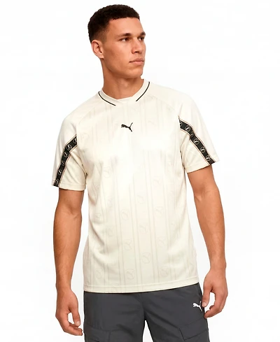 Puma Men's Embroidered Logo V-Neck T-Shirt