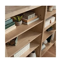 Sauder Pacific View Bookcase, Prime Oak finish