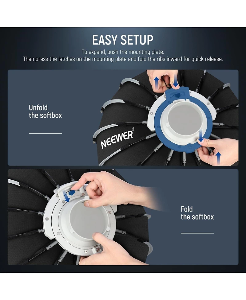 Neewer NS71P Softbox for Aputure 120d Godox SL60w