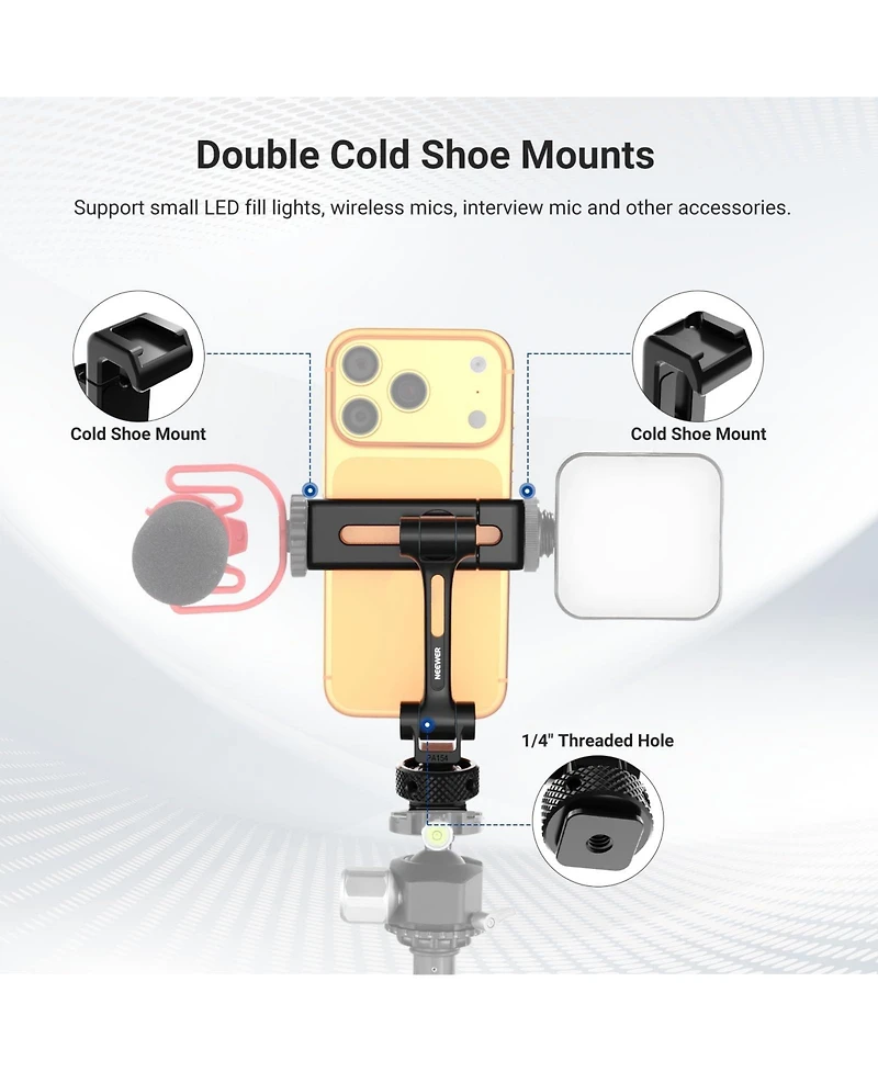 Neewer PA154 Camera Mounting Accessory for select iPhone and Android mobile devices