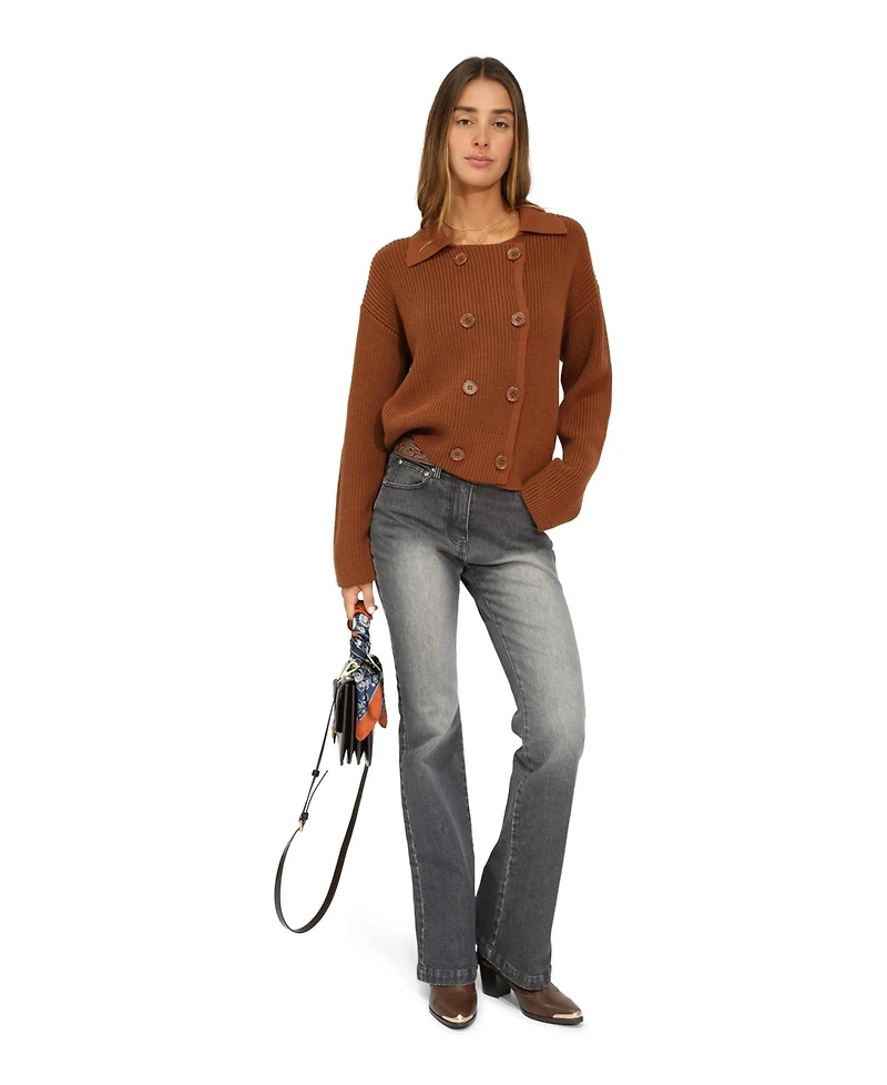 Belle & Bloom Women's Top Score Bootleg Jean