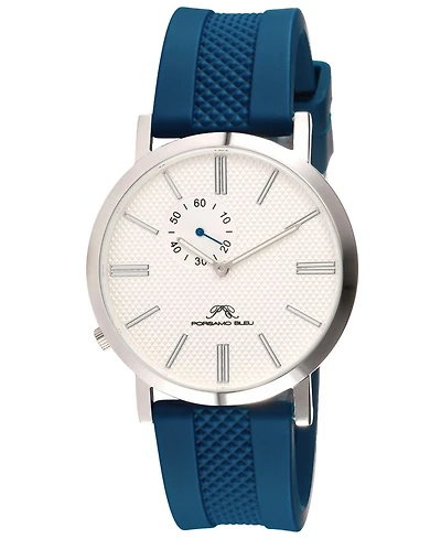 Porsamo Bleu Men's Bennett Silicone Band Watch 1461DBER