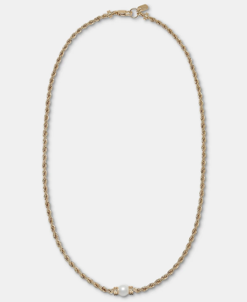 Lauren Ralph Lauren Imitation Pearl Rope Chain Collar Necklace, 17"