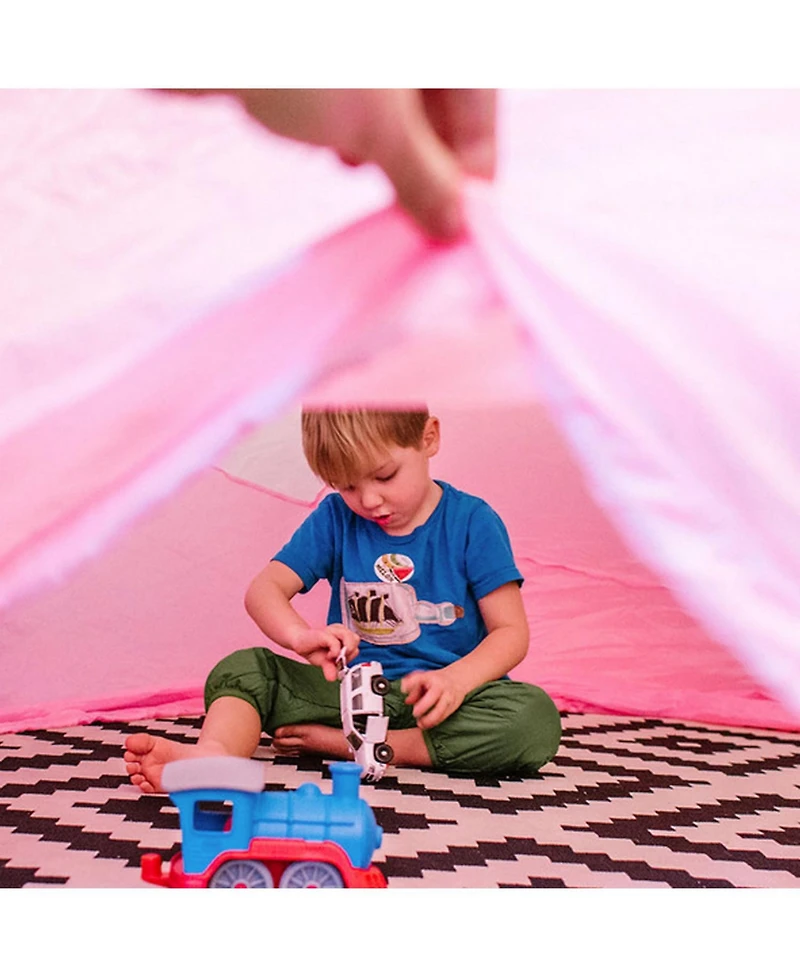 AirFort Pretty In Pink Children's Indoor Play Tent with Easy Storage