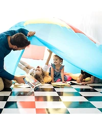 AirFort Beach Ball Blue Inflates in 30 Seconds Children's Indoor Play Tent