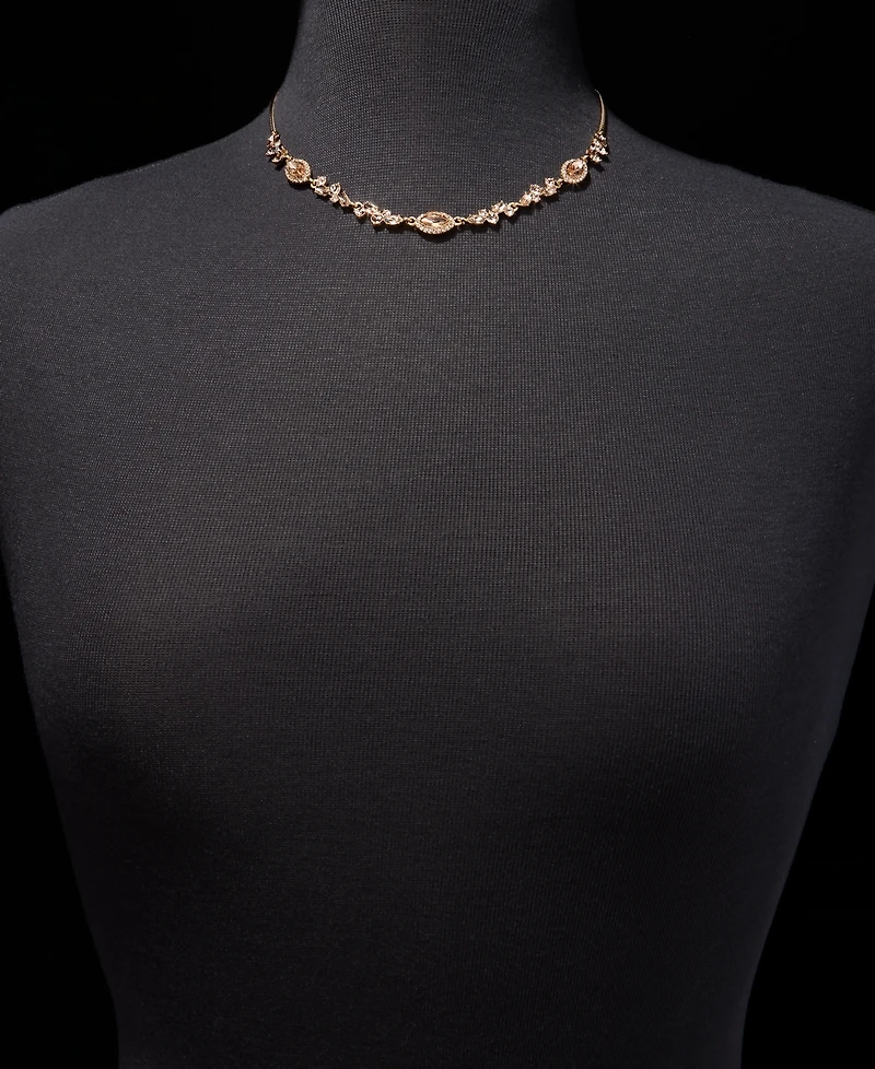 Givenchy Crystal Statement Necklace, 16" + 3" extender