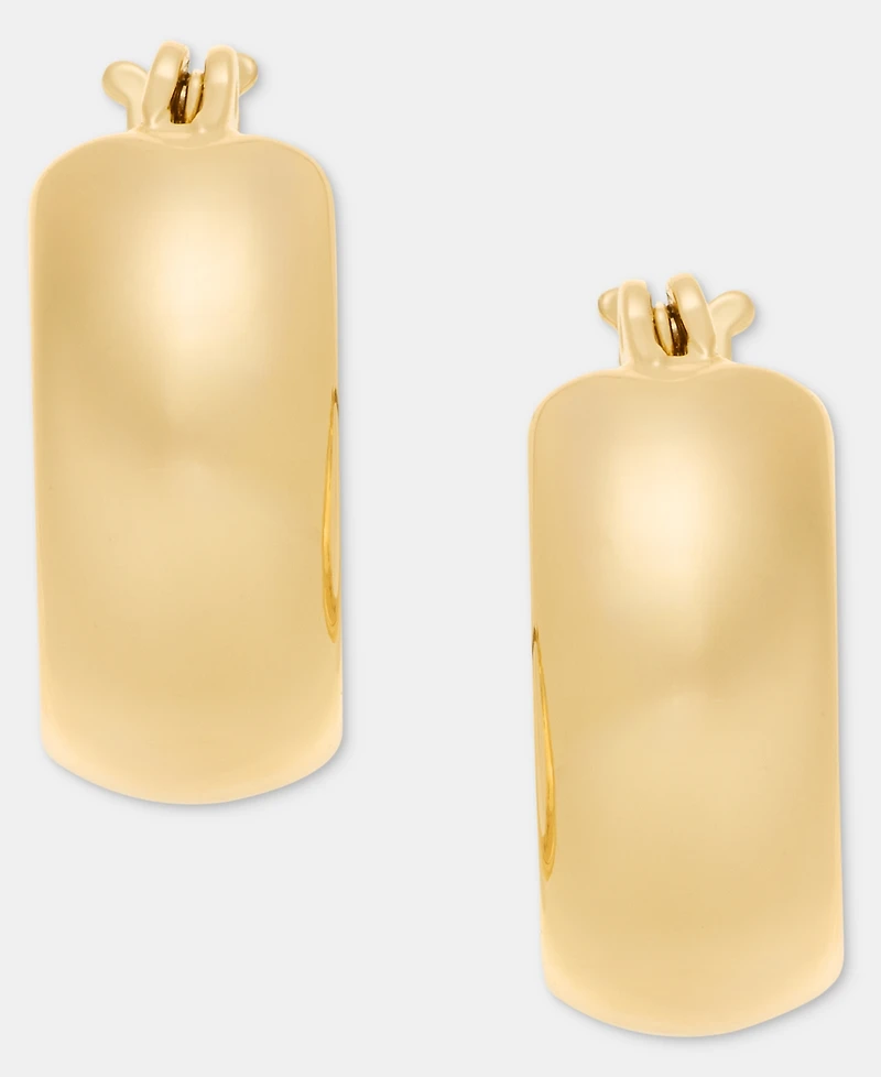 Karl Lagerfeld Paris Small Huggie Hoop Earrings, 0.54"
