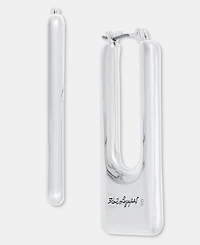 Karl Lagerfeld Paris Square Hoop Earrings