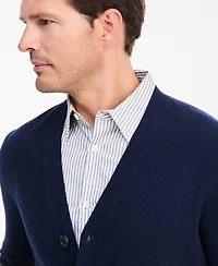 Club Room Men's Cashmere V-Neck Cardigan, Created for Macy's