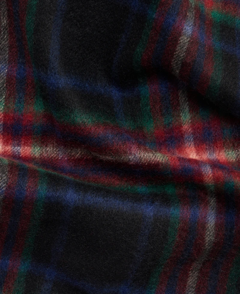 Club Room Cashmere Multi Tartan Plaid Scarf, Macy's Exclusive