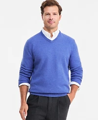 Club Room Men's 100% Cashmere V-Neck Sweater, Macy's Exclusive