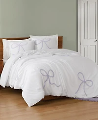 Truly Soft Textured Bow 2-Piece Comforter Set, Twin/Twin Xl