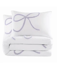 Truly Soft Textured Bow 3-Piece Comforter Set, King