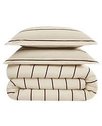 Brooklyn Loom Hayward Stripe 3-Piece Duvet Cover Set, King
