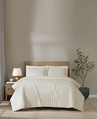 Brooklyn Loom Levi Stripe 3 Piece Duvet Cover Sets