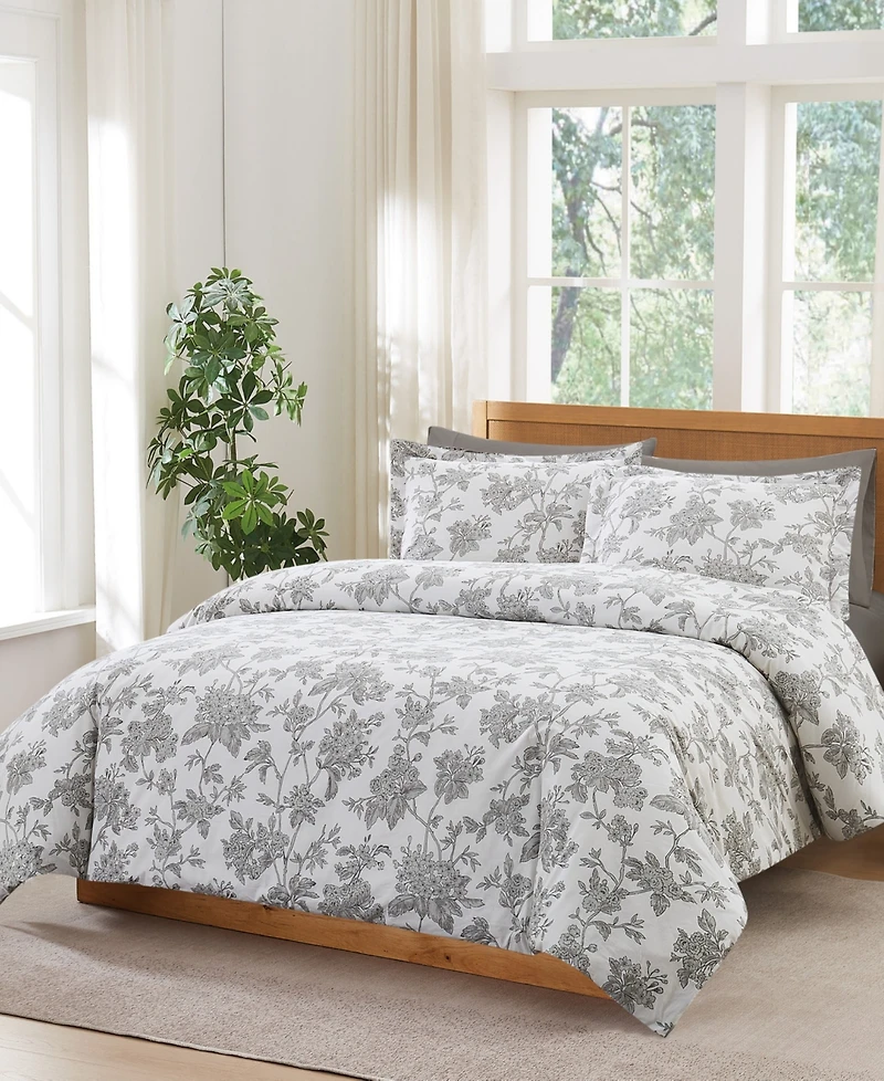 Brooklyn Loom Mila Floral 2-Piece Comforter Set, Twin/Twin Xl