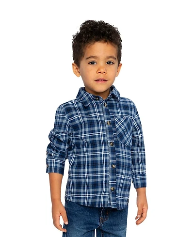 Deux par Baby Boys Plaid Shirt (12-18) months