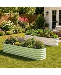 Aoodor 9-in-1 Modular Metal Raised Garden Bed