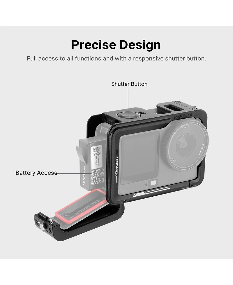 Neewer AC054 Camera Mounting Accessory for select Dji Osmo Action models