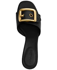 Coach Women's Margot Oversized Buckle Sandals