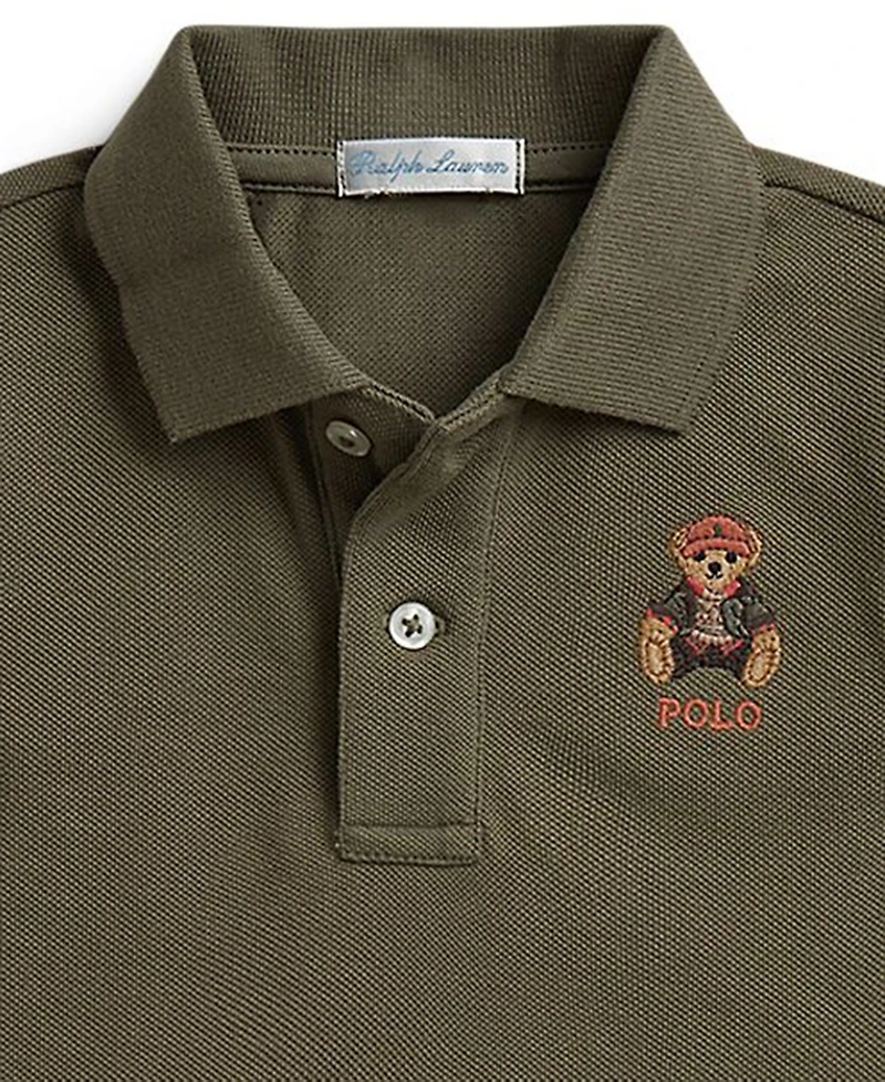 Polo Ralph Lauren Baby Boys' Bear Shirt and Cargo Pants, 2-Piece Set