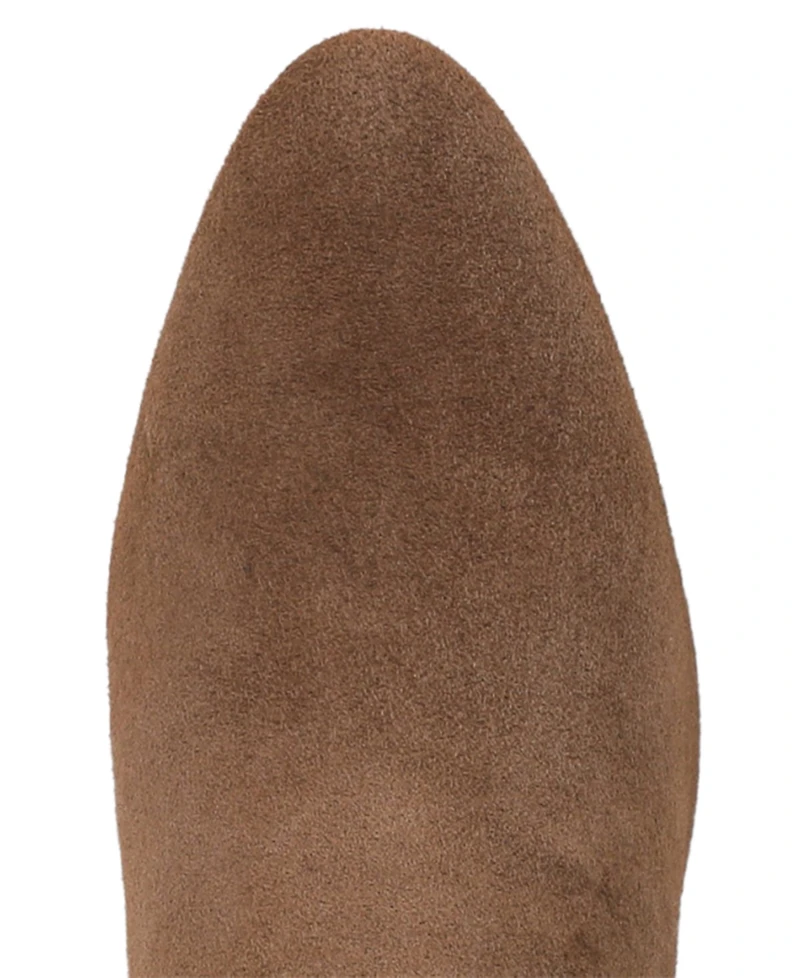 Franco Sarto Women's Suede Almond Toe Ankle Booties