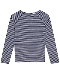 Tommy Hilfiger Girls' 7-16 Stripe Long-Sleeve Jersey Top