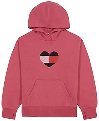 Tommy Hilfiger Girls' 7-16 Fleece Popover Hoodie