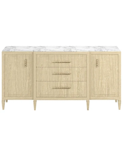 A.r.t. Furniture Eave Ii 76" Wood Stone Top Credenza