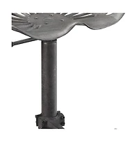 HomeRoots 23" Iron Backless Adjustable Height Bar Chair