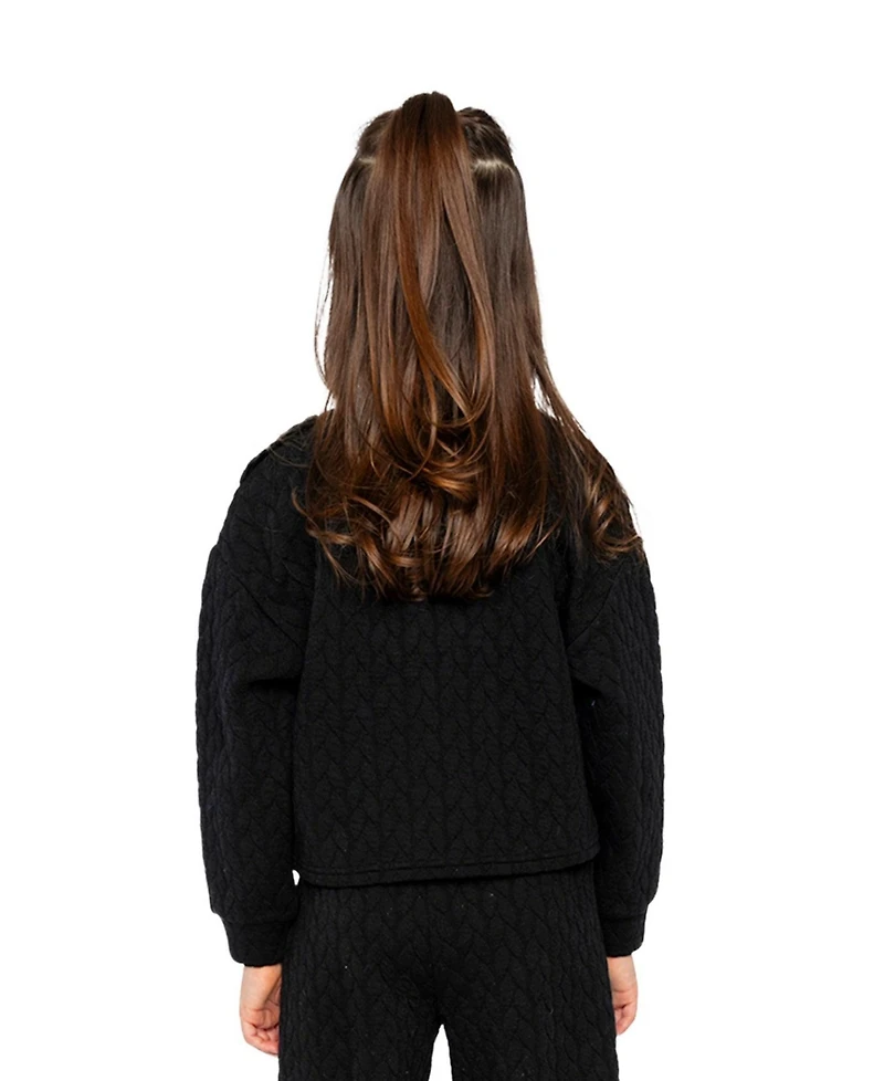 Deux par Girl's (6-14) Jacquard Sweatshirt