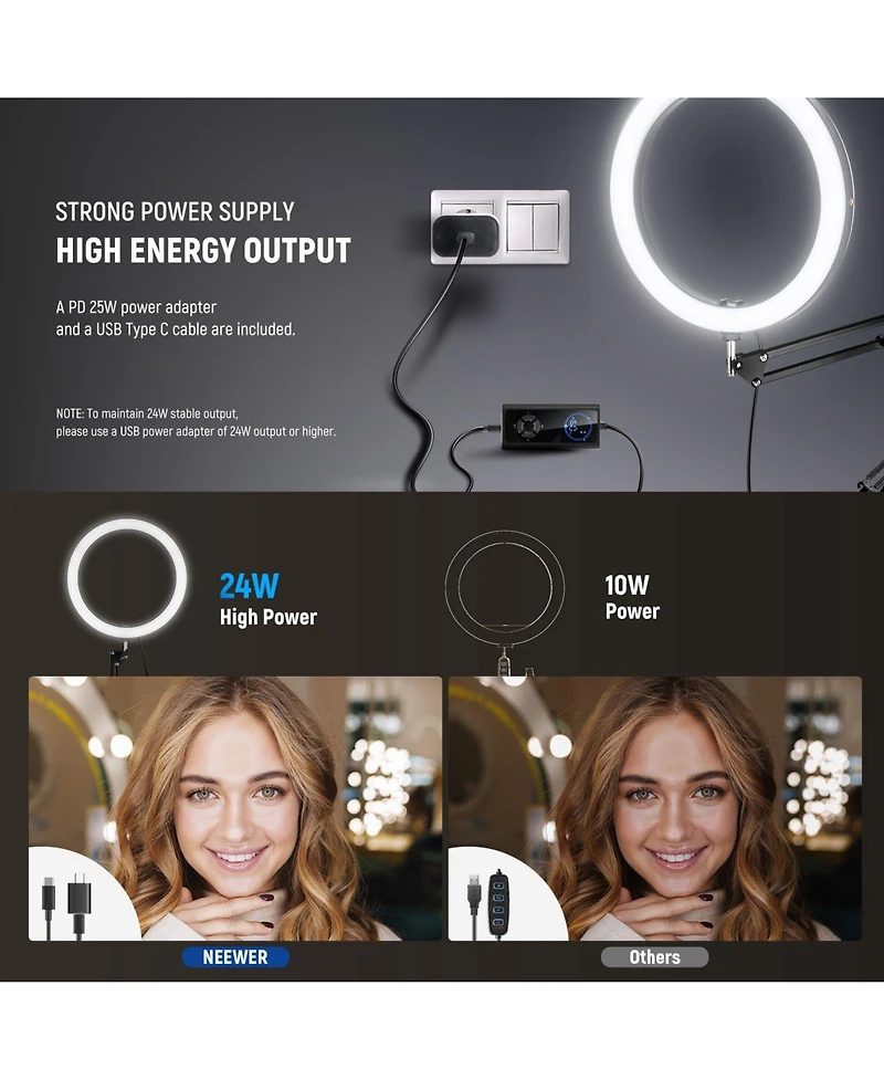 Neewer RH12 Ring Light for select iPhone models