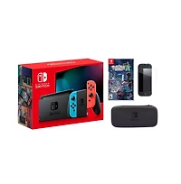 Nintendo Switch Neon Bundle With Accessories and Pokemon Z-a Game