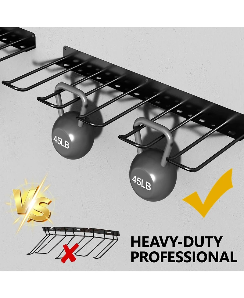 Xdovet Drill Holder Wall Mount Organizer 8 Slots Tools Rack
