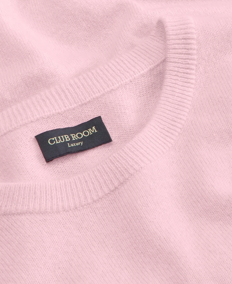 Club Room Men's Crewneck 100% Cashmere Sweater