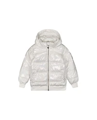 Deux par Deux Little and Big Girl Winter Puffy Jacket Glitter