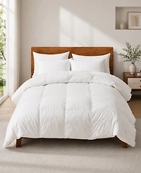 Unikome Lightweight White Goose Down Feather Fiber Comforter
