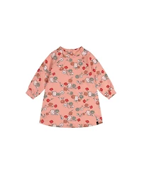 Deux par Toddler Girl French Terry Dress Cat Print