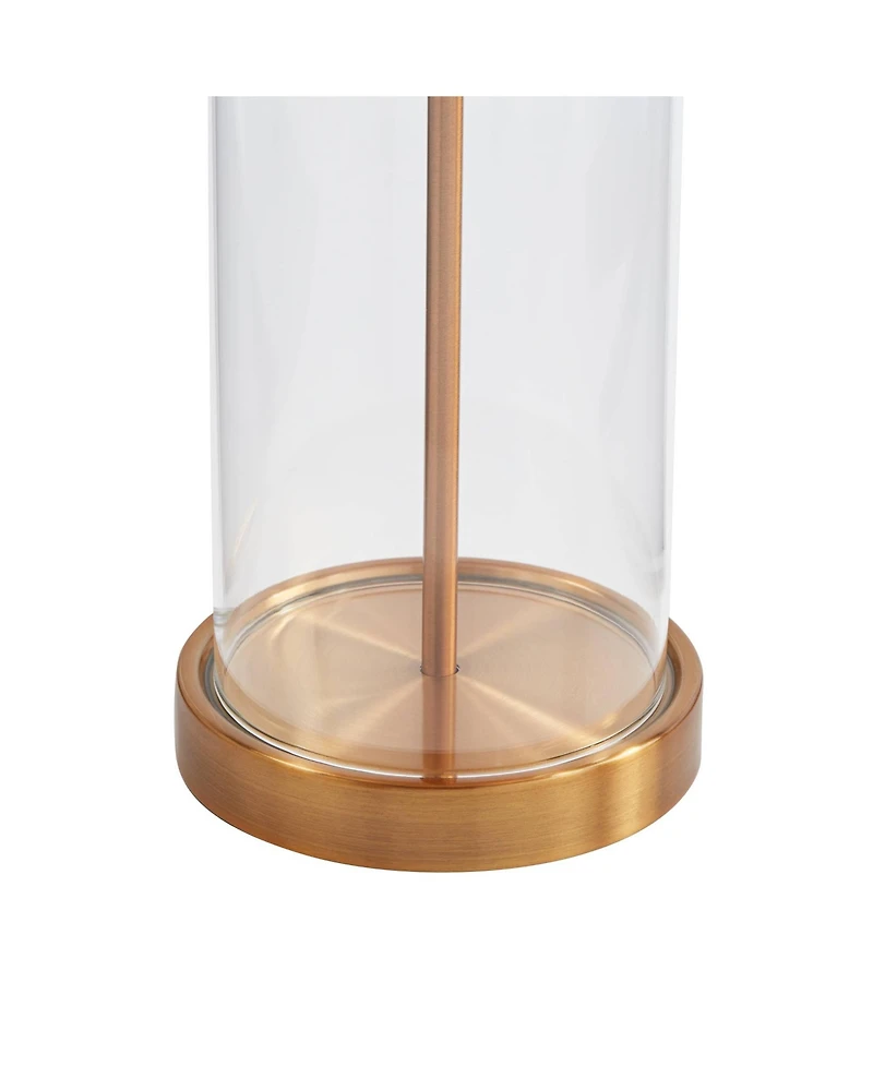 360 Lighting 26" High Cylinder Country Cottage Table Lamps Set of 2 Fillable Glass Living Room Bedroom