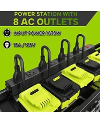 Xdovet Power Tool Organizer Wall Mount Charging Station Drill Holder Garage Rack