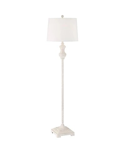 Barnes and Ivy Verona Traditional Shabby Chic 61 1/2" Tall Standing Floor Lamp Skinny Vintage Living Room Bedroom House