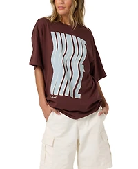 O'Neill Women's Oversized Graphic Cotton T-Shirt