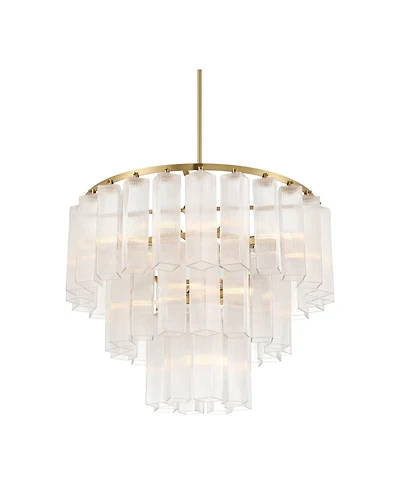 Possini Euro Design Marcie 31" Wide Soft 3-Tier Chandelier