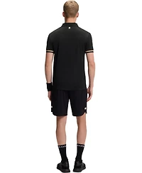 Boss by Hugo Men's Signature-Stripe Active Slim-Fit Polo Shirt