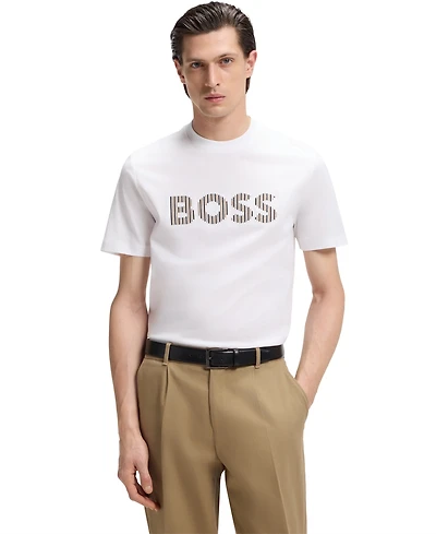 Boss by Hugo Men's Cotton-Jersey Regular-Fit T-Shirt