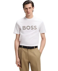 Boss by Hugo Men's Cotton-Jersey Regular-Fit T-Shirt