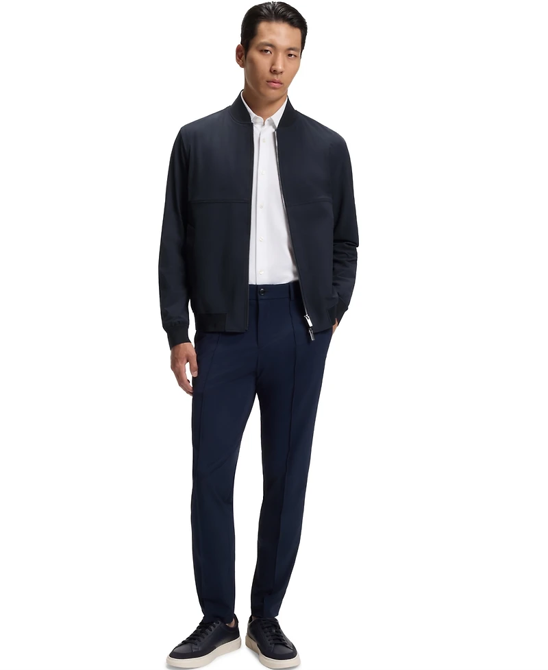 Boss by Hugo Men's Micro-Patterned Stretch Slim-Fit Jacket